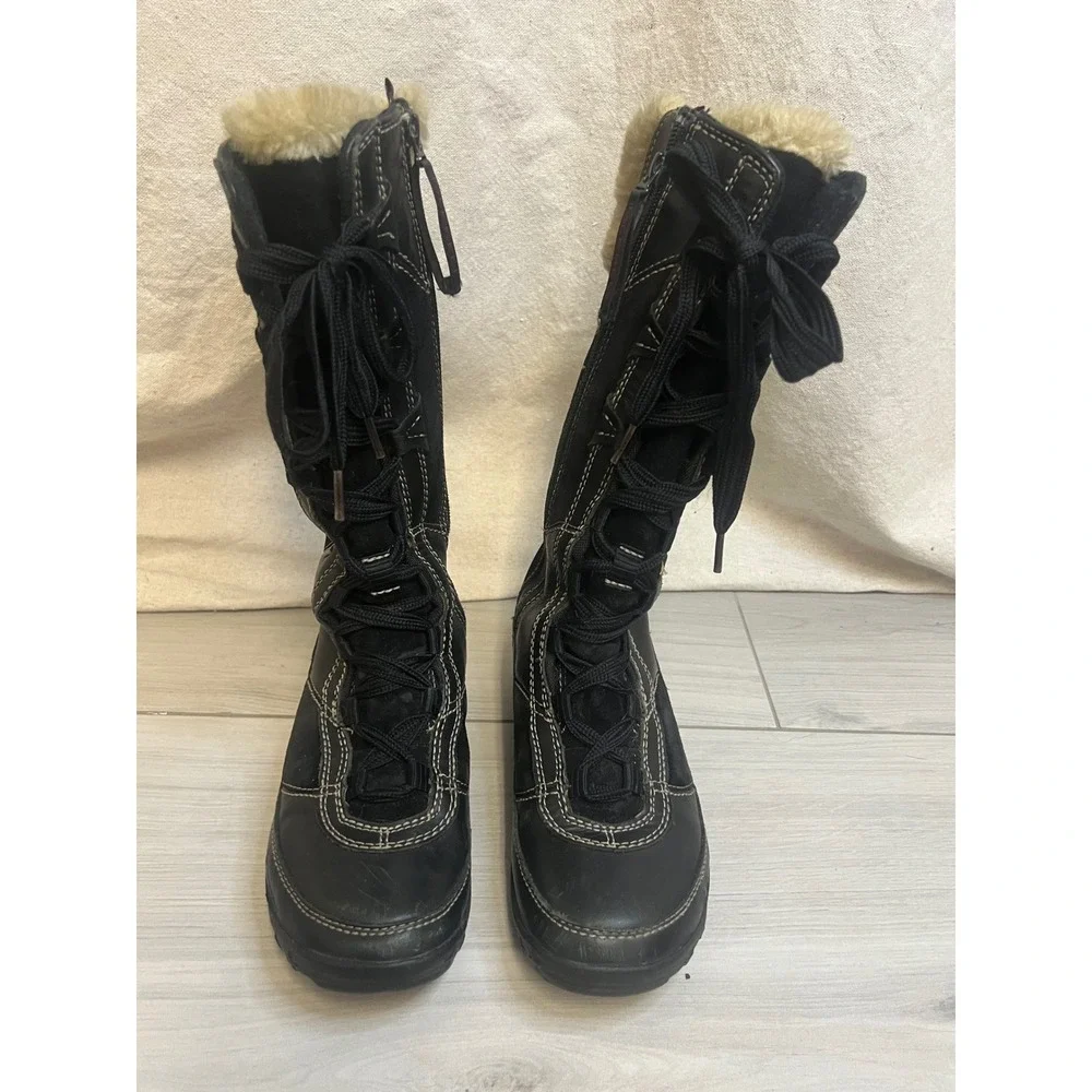 Merrell Prevoz Winter Boots Waterproof Primaloft Insulated Black Sz 7.5 Gorpcore